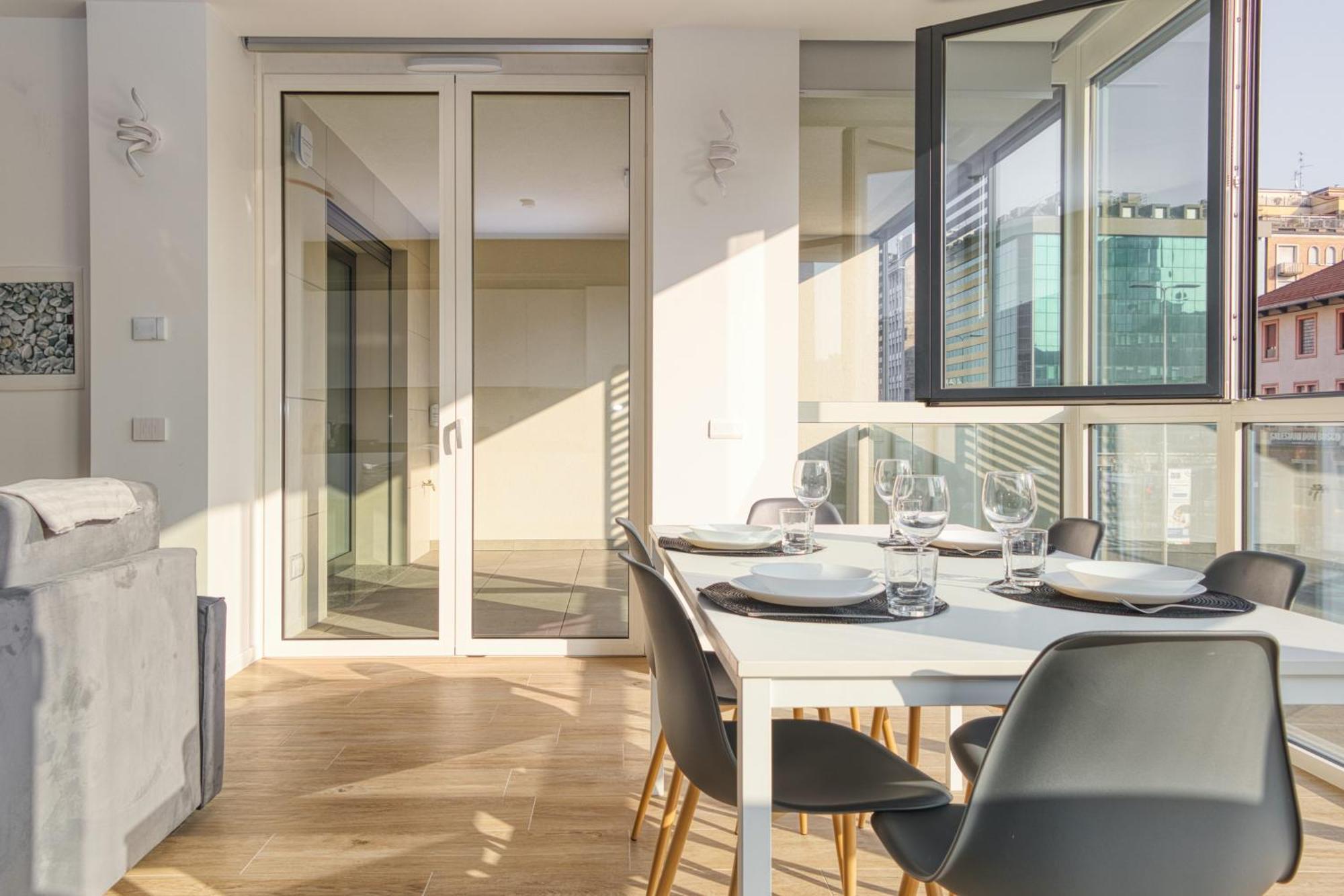 In Financial District 4 Pax Apartment Mailand