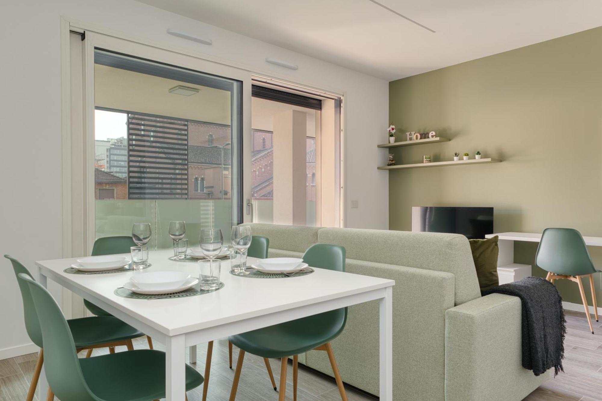 In Financial District 4 Pax Apartment Mailand